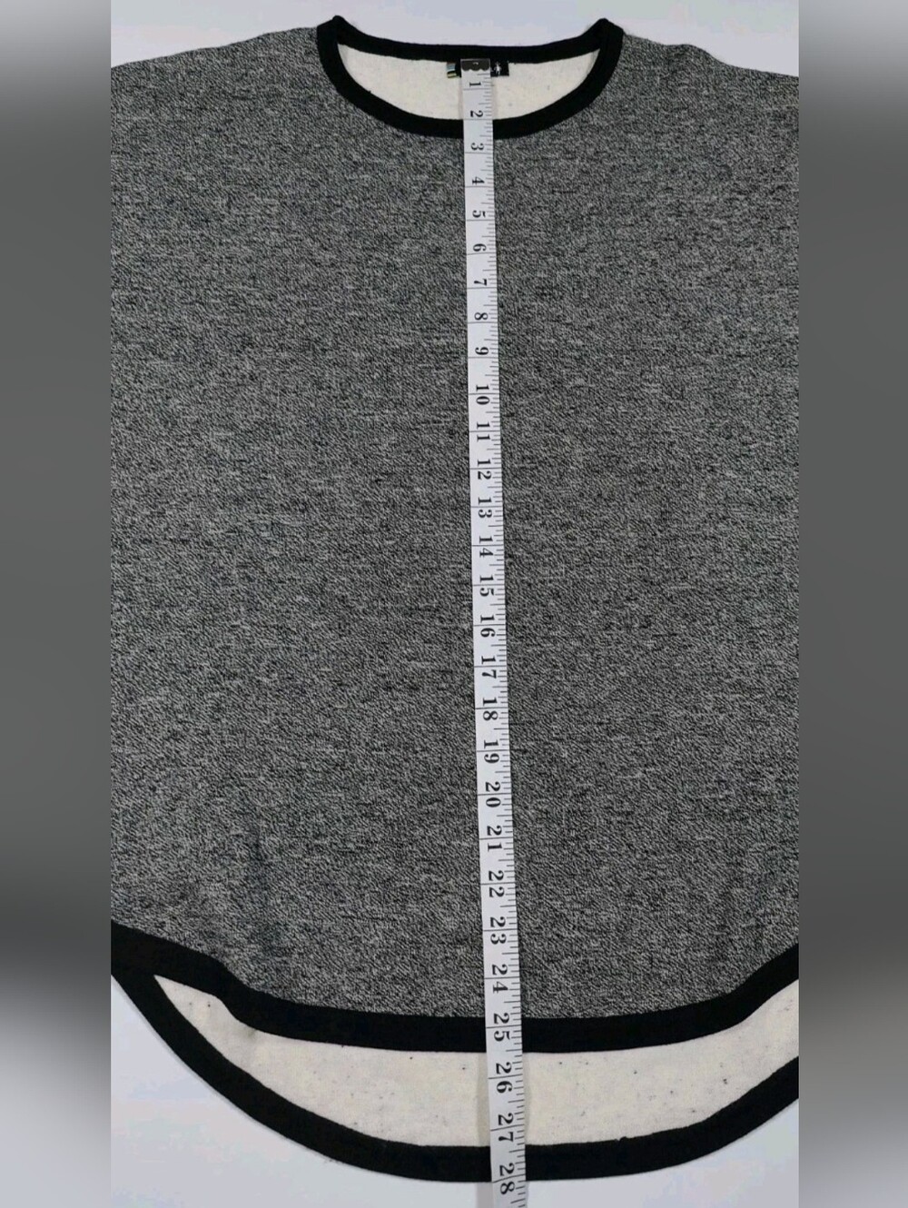 Smartwool Heathered Gray And Black Wool Blend Long Sleeve Shirt Size M - Picture 7 of 8